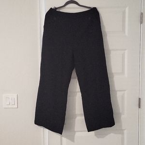 Wide leg pants with buttons